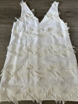 Mauve Fringe Dress