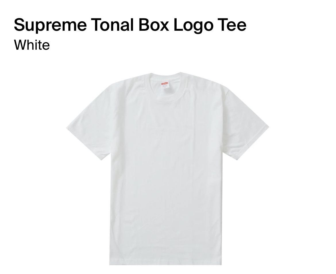 Supreme Men's Tonal Box Logo Tee