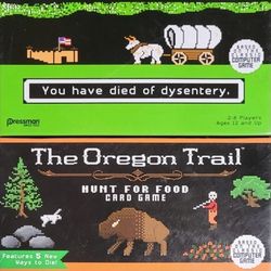 The Oregon Trail And Hunt For Food Both Card Games