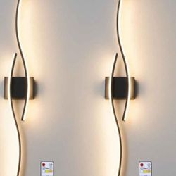 New 2pieces  40" hardware Black Wall Lights