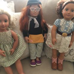 All For $35!!!! 18 Inch Dolls And New Fancy Dress