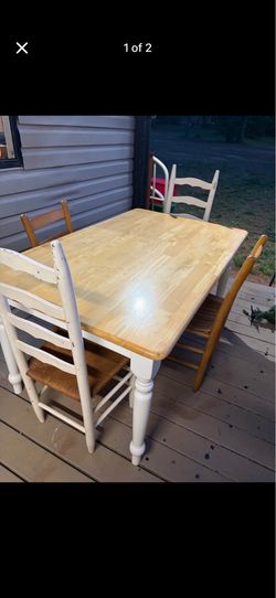Table and chairs