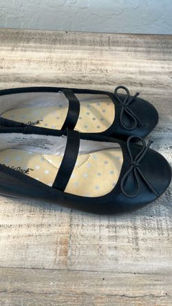 Cat & Jack Black Mary Jane Toddler Flats – Size 8 (Like New)