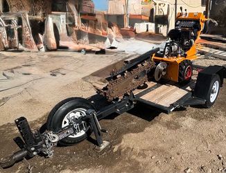 2020 Barreto E924 Trencher w/ Barreto Trailer