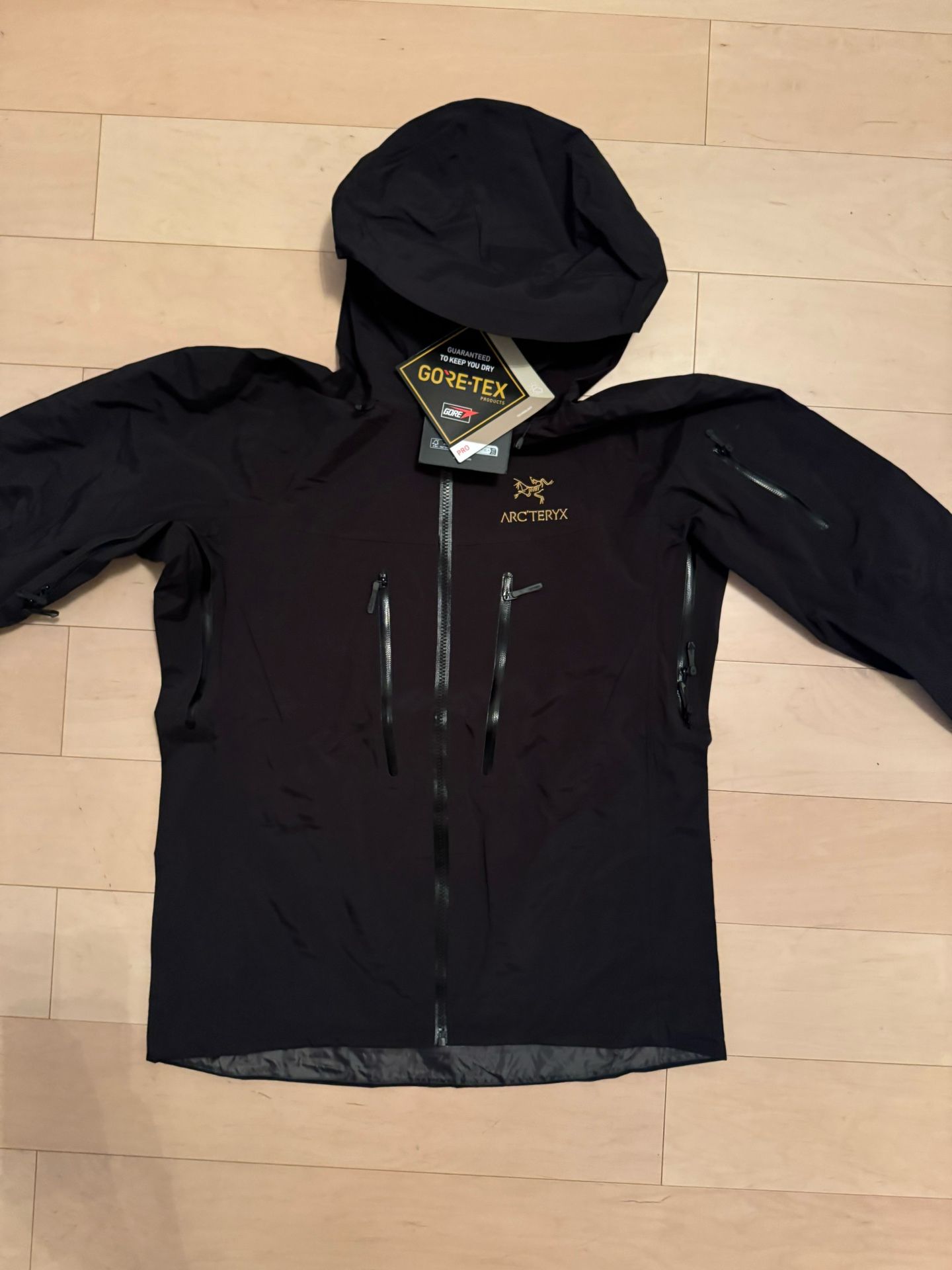 Black Arc'teryx Beta LT jacket