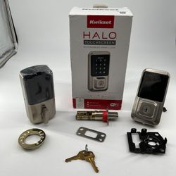 Kwikset Halo Touchscreen Wi-Fi Enabled Smart Lock Satin Nickel