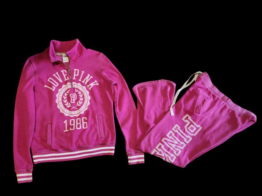 Vintage Victoria's secret pink sweat set