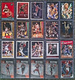 NBA Legends Card Lot - Jordan, Magic, Bird, Olajuwon & more