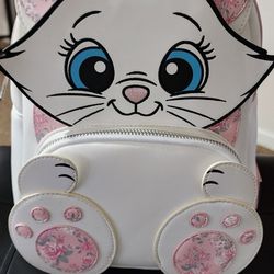 Loungefly Disney The Aristocats Marie Floral Footsy Mini Backpack New
