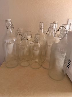 IKEA Glass bottles