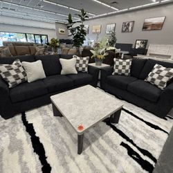 2 PC SOFA AND LOVESEAT 