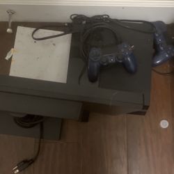 PS4 With Everything Slightly Dusty 