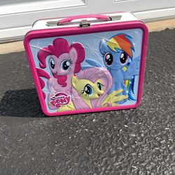 My Little Pony lunch box Pinkie Pie, Fluttershy, and Rainbow Dash 