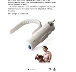 Pet neck dryer (read description before messaging me)