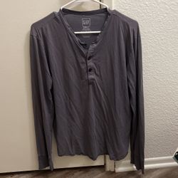Small Mens EXTRA COMFY grey Long Sleeve