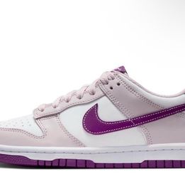 Purple & white Nike dunks, Size 6 GS