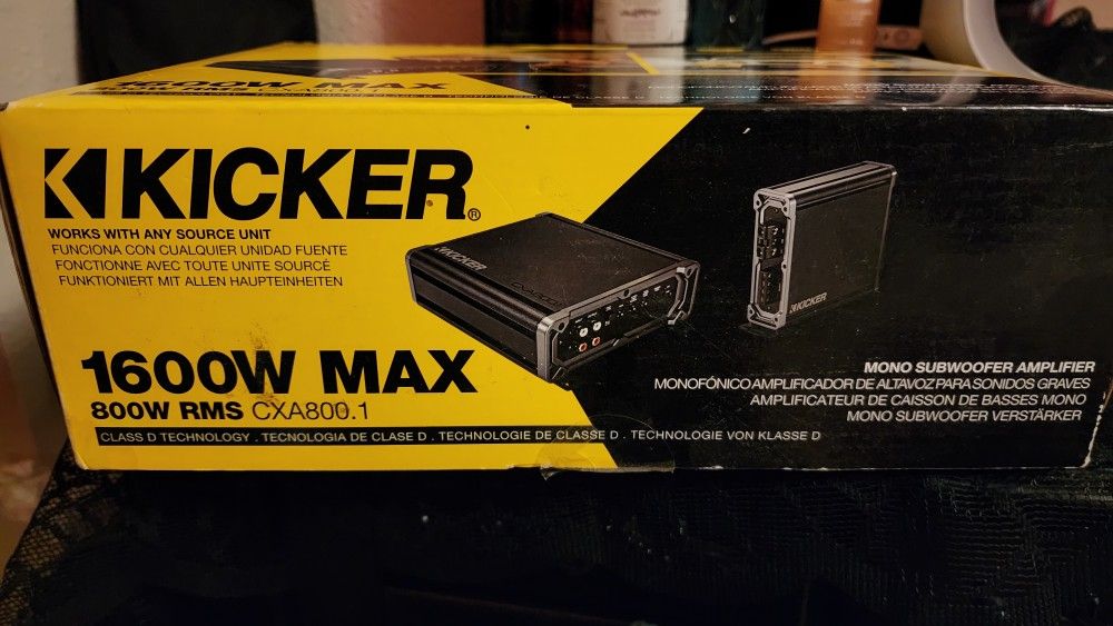 Low Profile Subwoofer and Amplifier