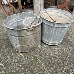 Antique Pails (set 2)