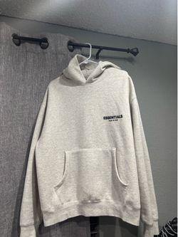 White esstenials hoodie