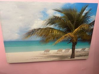 Tropical picture canvas