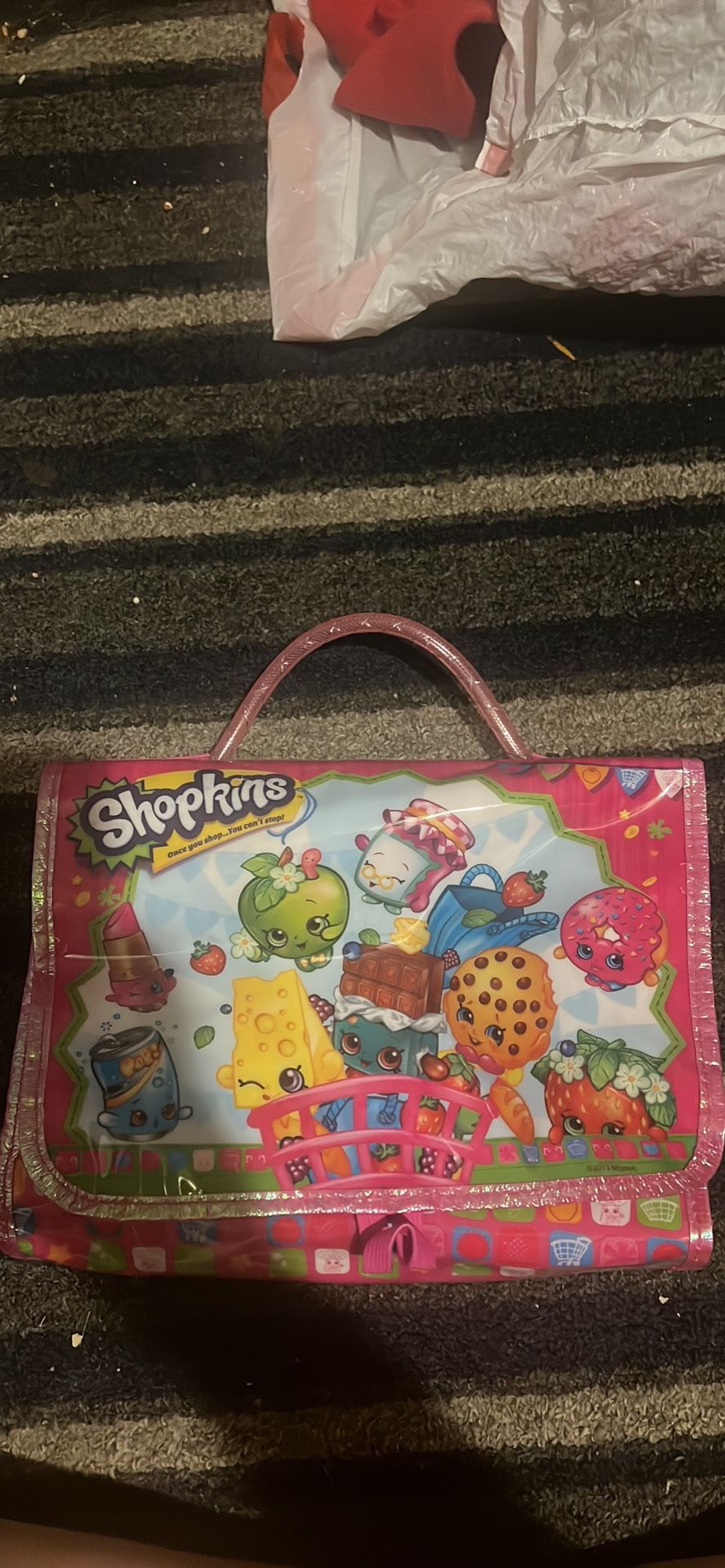Shopkins storage bag