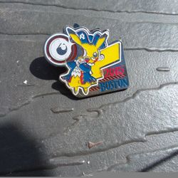 2015 Pokemon Pikachu Boston pin used 