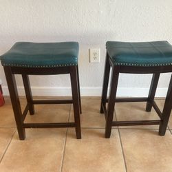Teal Stools 