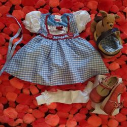 Toddler Girls Dorothy Wizard Of Oz Outfit Plus 