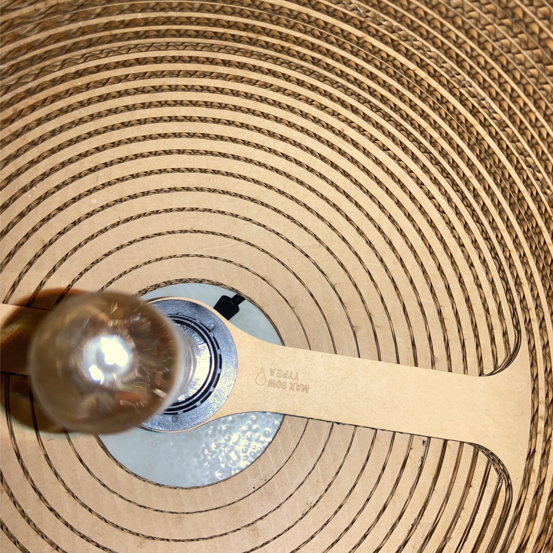 Graypants design studio Large Scraplights Bell Pendant