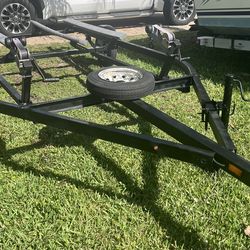 Galvanized double Jet ski trailer  like new.  Ready to load…