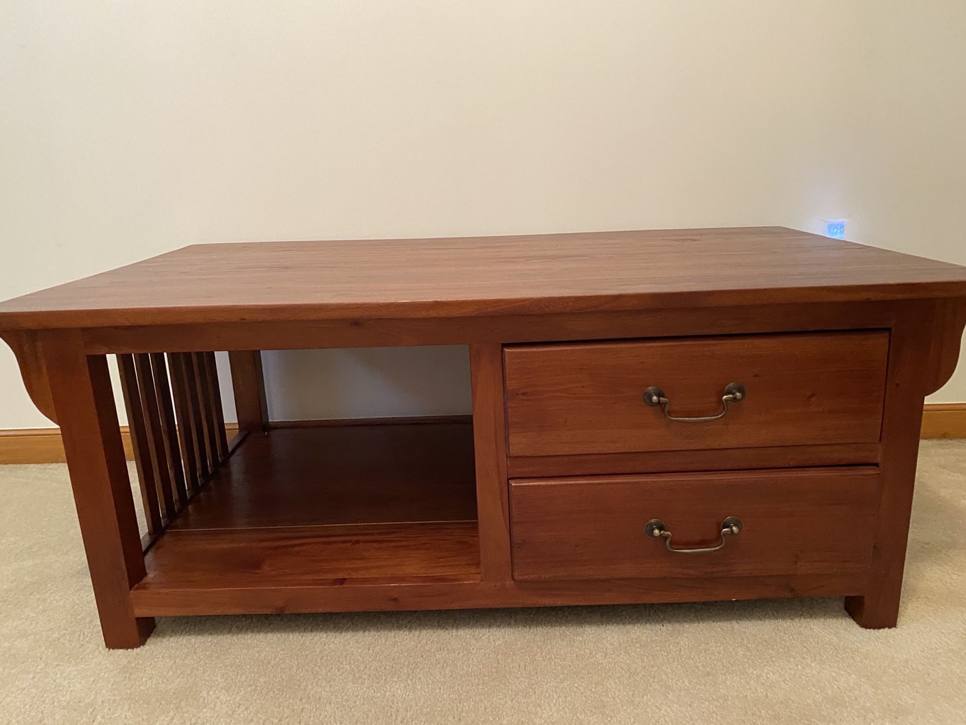 Solid Mahogany wood coffee table