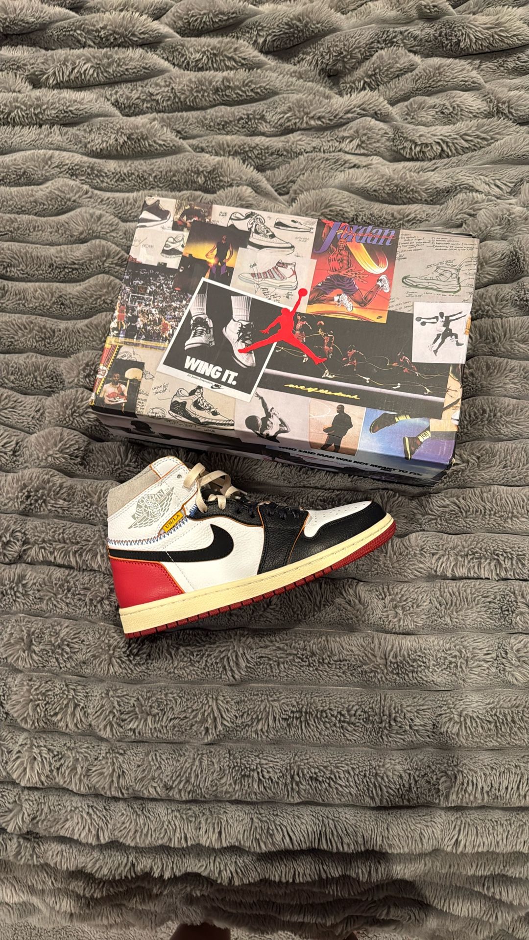 Jordan 1 Retro High Union Los Angeles Black Toe