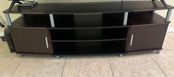 Ameriwood Home Carson TV Stand for TVs Up to 70” – Cherry