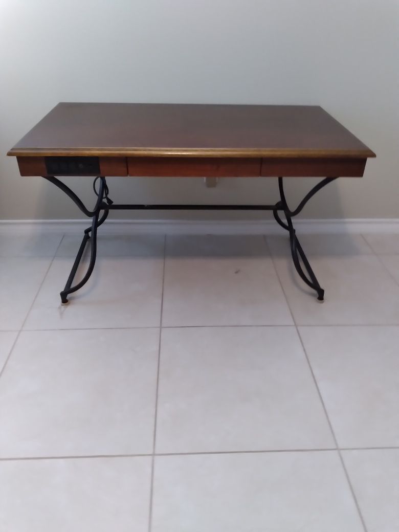 All solid wood table desk
