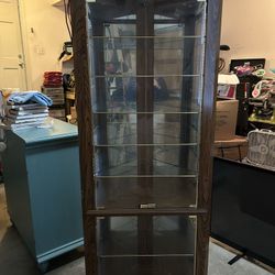 Corner Curio Cabinet - Lighted