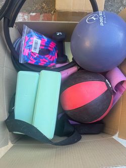 Random home gym fitness accessories
