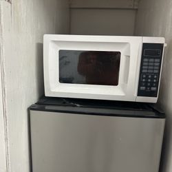 Refrigerator Fridge And Microwave 