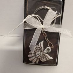 2005 Fashion Craft Rhinestone Guardian Angel Keychain