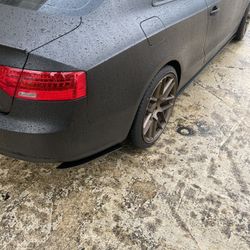 Audi A5 Custom Side Skirts And Rear Splats 
