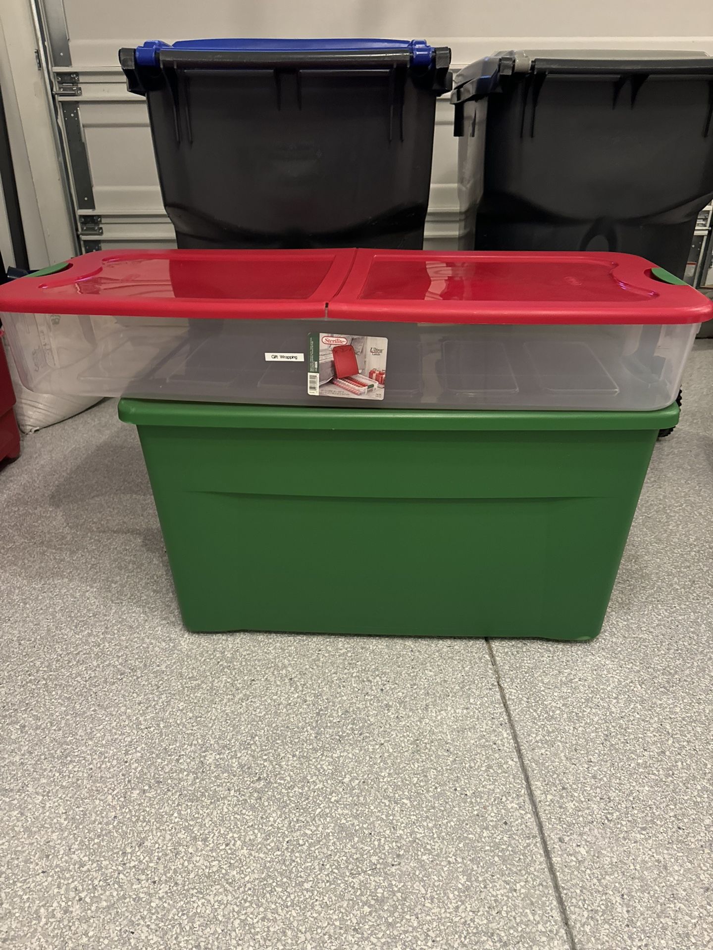 Large Storage Bins for Christmas