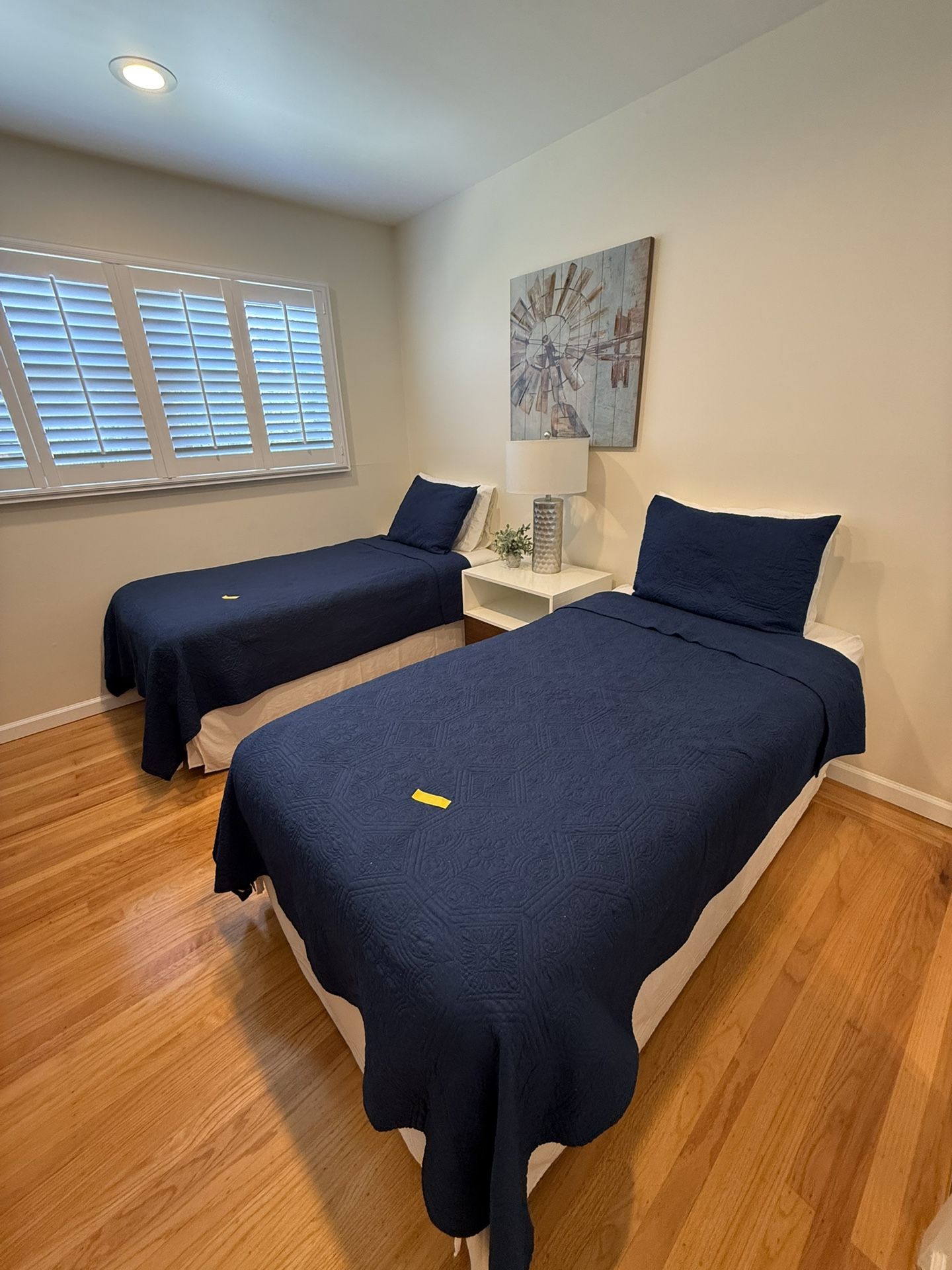 Twin Bed | Frame, Serta Box Spring & Mattress