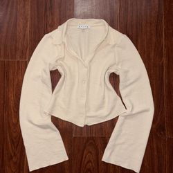 Cream Color Longsleeve Top 