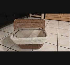 Bike Basket with cover for pets