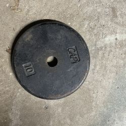 Four 10 Lb Flat Plates, 1”