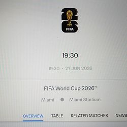 FIFA 2026  Portugal vs. Columbia  Section 1 Ticket