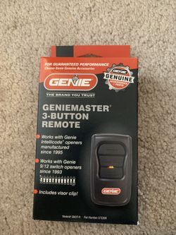 New Genie 3 button remote -PRICE IS FIRM