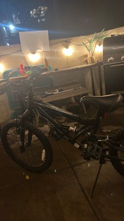 Mountain bike black and blue frame