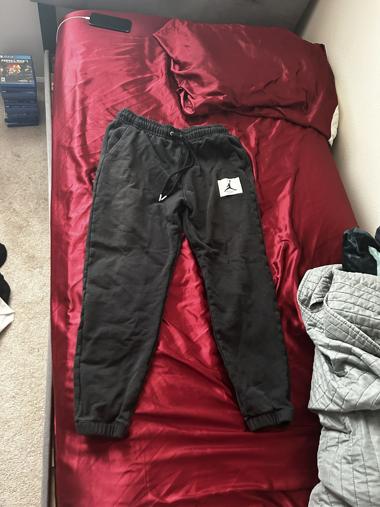 Jordan Flight Fleece Pants (Black)
