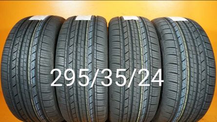 4 New Tires For Sale 295/35/24 We Service Motorcycle Tires