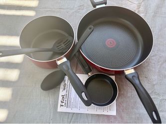 T-Fal collection (5 pcs) red